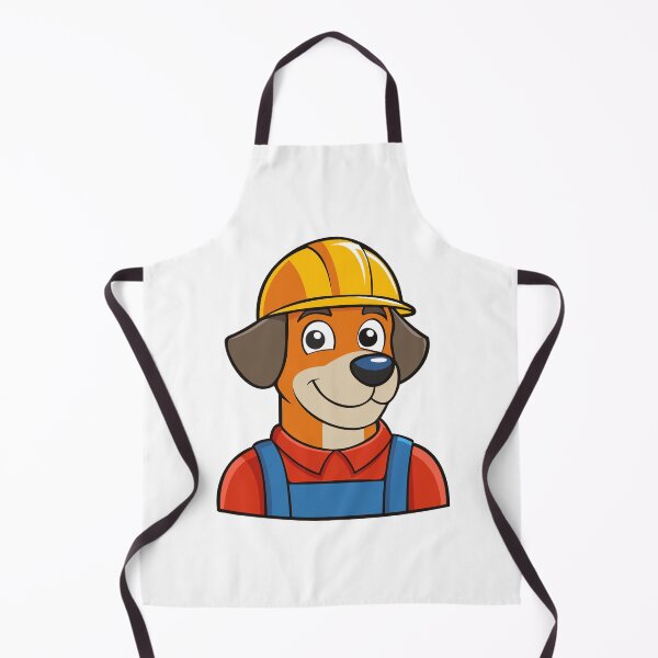 Item preview, Cheerful Builder Dog in Hard Hat. designed and sold by GregorySmithRed.