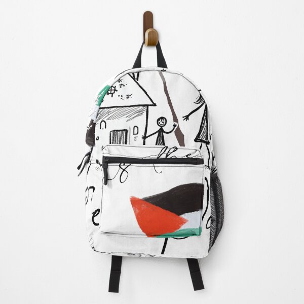 Item preview, Free Palestine – Childlike Drawing Human Rights Art designed and sold by Pulse Creativity Designs.