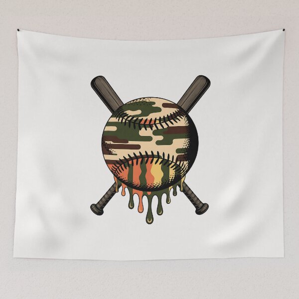 Item preview, Baseball Drip Camo Baseball Bats Boys Sports Cool Game Day  designed and sold by TalalosART.