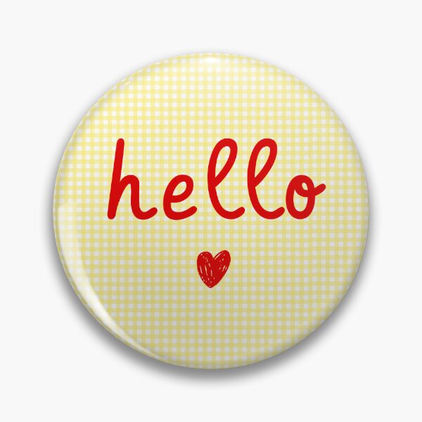 Item preview, Lovely Gingham 03. Hello designed and sold by mallardpark.