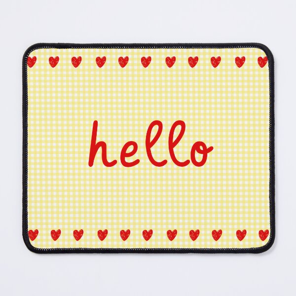 Item preview, Lovely Gingham 03. Hello designed and sold by mallardpark.
