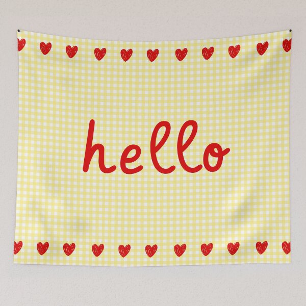 Item preview, Lovely Gingham 03. Hello designed and sold by mallardpark.