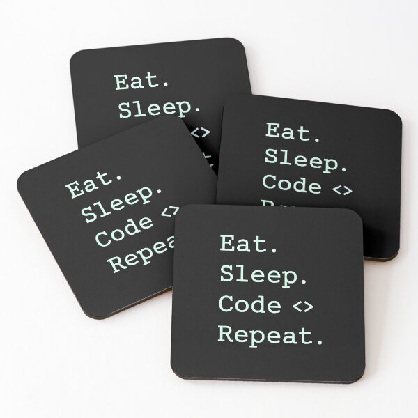 Item preview, Eat Sleep Code Repeat – Funny Programmer Quote for Coders & Developers designed and sold by Style-Sense.