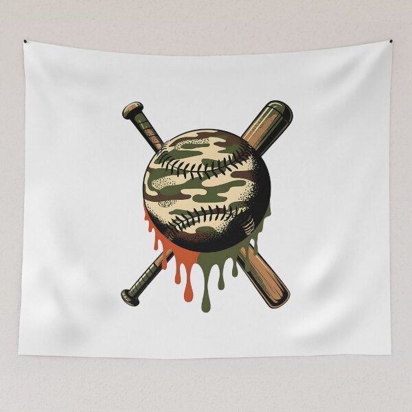 Item preview, Baseball Drip Camo Baseball Bats Boys Sports Cool Game Day  designed and sold by TalalosART.