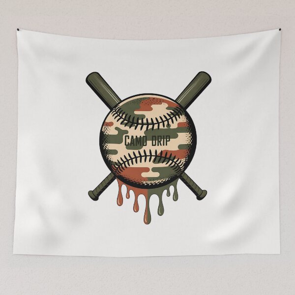 Item preview, Baseball Drip Camo Baseball Bats Boys Sports Cool Game Day  designed and sold by TalalosART.