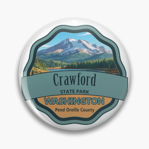 Item preview, Crawford State Park, Pend Oreille County, Washington designed and sold by Wanderful-roads.
