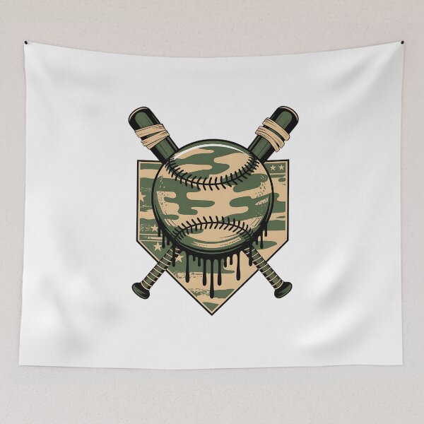 Item preview, Baseball Drip For Boys Ice Cream Dripping Boys Baseball Camo  designed and sold by TalalosART.