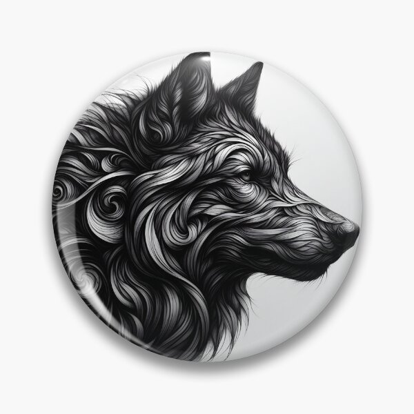 Item preview, Black Wolf Illustration | Gift designed and sold by Smoking_Animals .