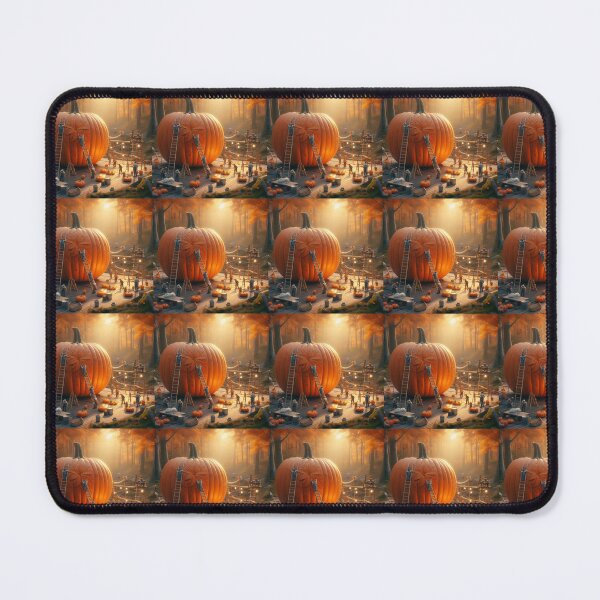 Item preview, Pumpkin construction worker illustration construction site designed and sold by Smoking_Animals .