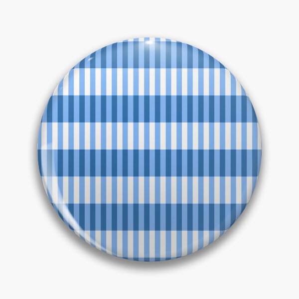 Item preview, Classic Blue & White Rectangular Plaid designed and sold by Patternfluent.