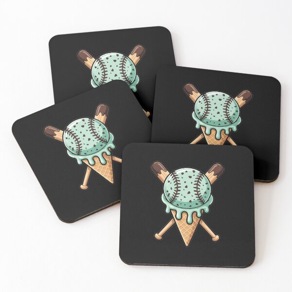 Item preview, Baseball Home Plate Drip Boys Mint Chocolate Chip Spinkle  designed and sold by MOHITSALVI.