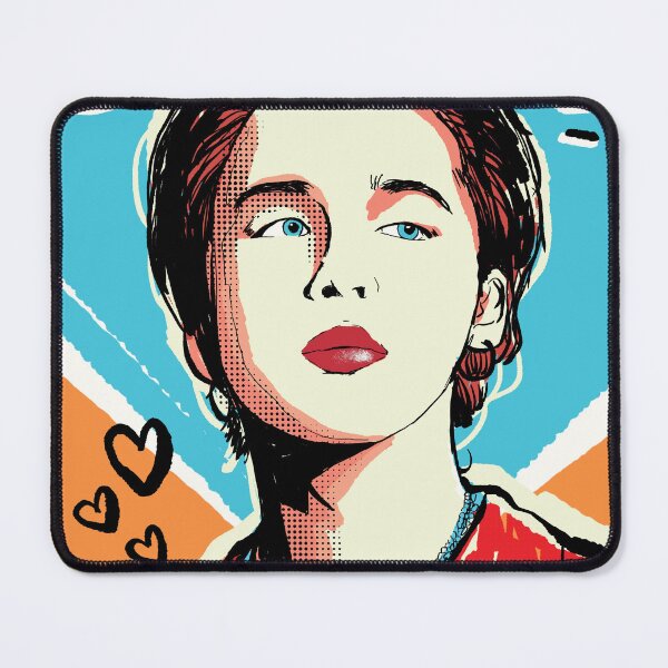 Item preview, BTS Jimin Retro Style Wallart Illustration designed and sold by Encardiego.