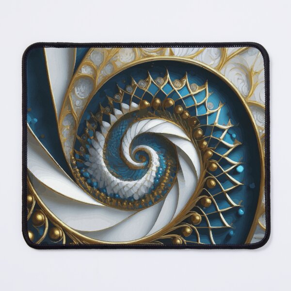 Item preview, Colorful Abstract Fibonacci Art 108 designed and sold by Vicky Brago-Mitchell®.