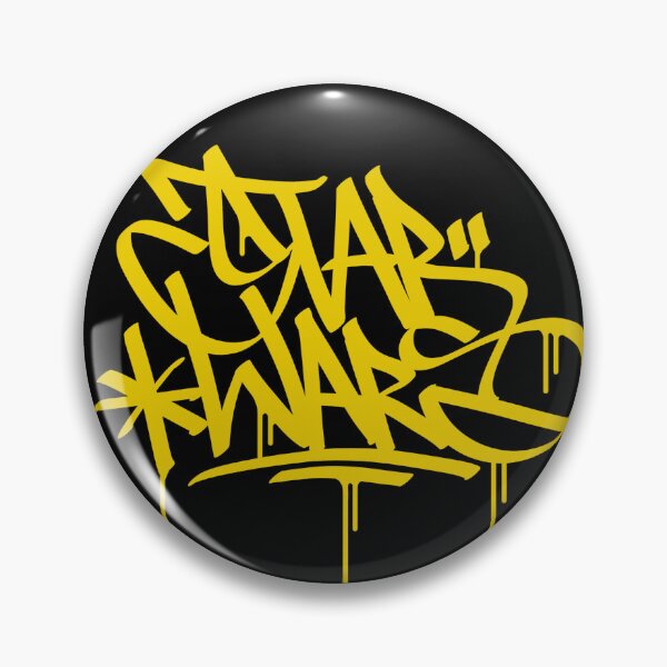 Item preview, Starwars Graffiti Tag - Yellow Drip Street Art Tribute designed and sold by DOSERONE.