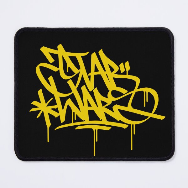 Item preview, Starwars Graffiti Tag - Yellow Drip Street Art Tribute designed and sold by DOSERONE.