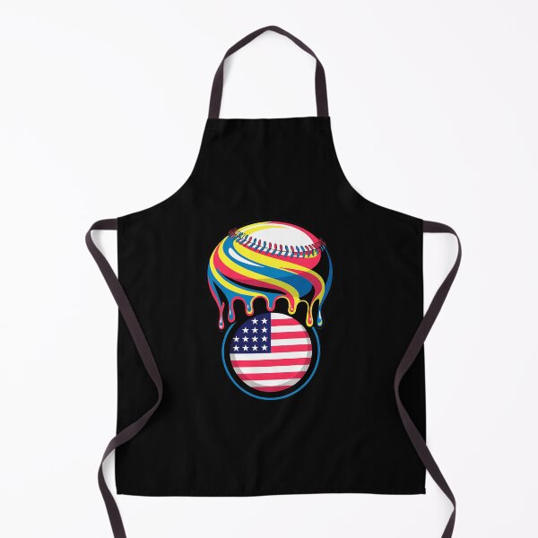 Item preview, Baseball Ice Cream American Flag Drip designed and sold by MOHITSALVI.