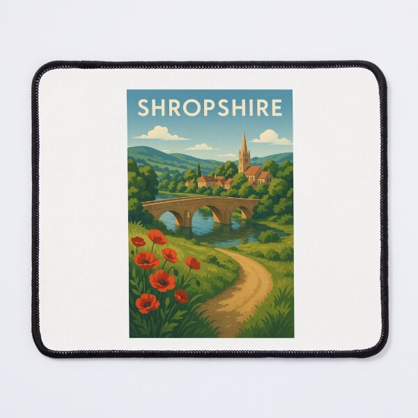 Item preview, Ironbridge and Riverside Village in Shropshire designed and sold by Places On Earth.
