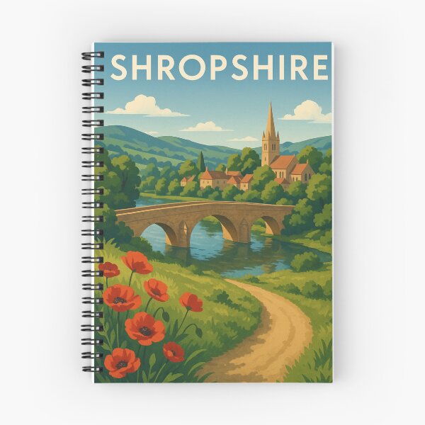 Item preview, Ironbridge and Riverside Village in Shropshire designed and sold by Places On Earth.
