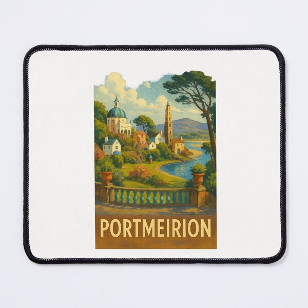 Item preview, Portmeirion Coastal Village with Dome and Tower designed and sold by Places On Earth.