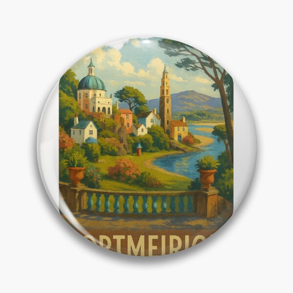 Item preview, Portmeirion Coastal Village with Dome and Tower designed and sold by Places On Earth.