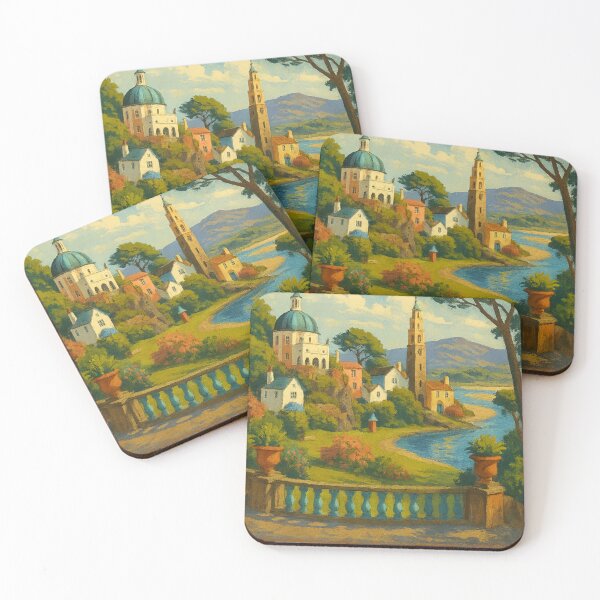 Item preview, Portmeirion Coastal Village with Dome and Tower designed and sold by Places On Earth.