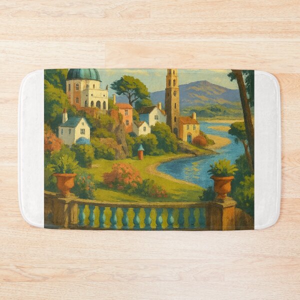 Item preview, Portmeirion Coastal Village with Dome and Tower designed and sold by Places On Earth.