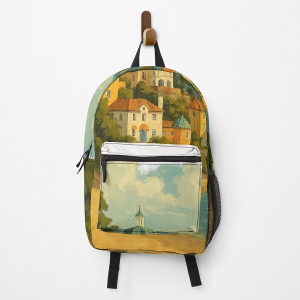Item preview, Clock Tower and Beach at Portmeirion Village designed and sold by Places On Earth.