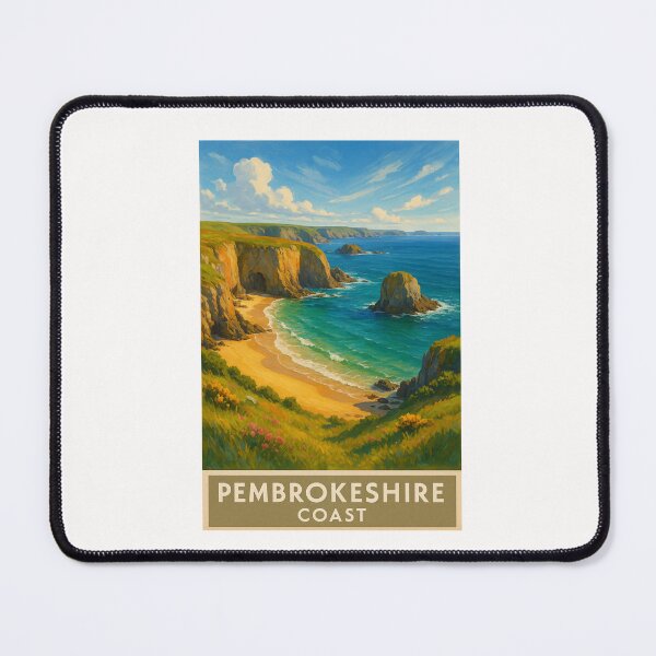 Item preview, Pembrokeshire Coastline Trail and Rock Formations designed and sold by Places On Earth.