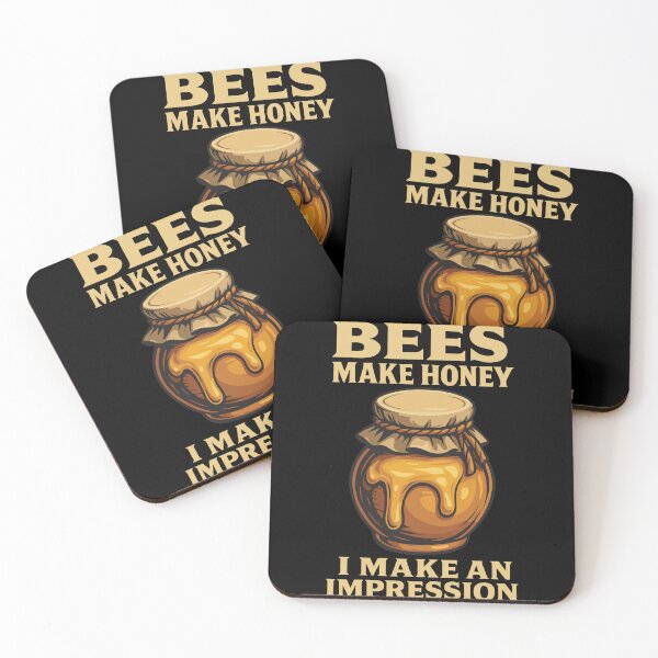 Item preview, Bees Beekeeper Bees Make Honey Impression designed and sold by LuminOrb.