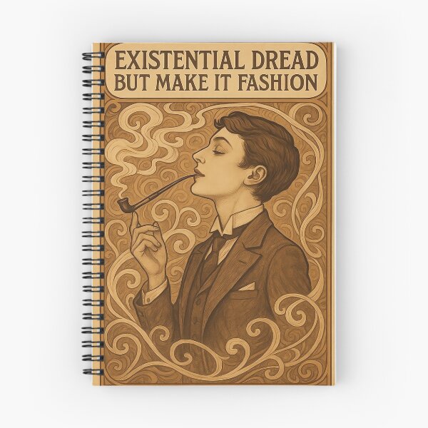 Item preview, Existential dread but make it fasion - sepia designed and sold by TOSHA-Poland.