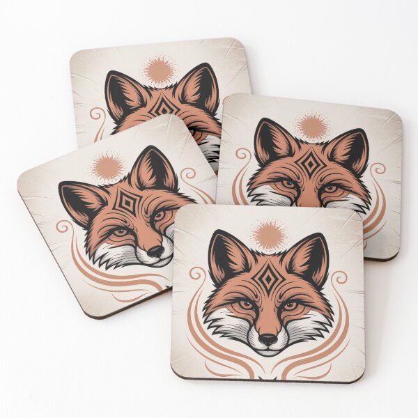 Item preview, Tribal Fox Spirit Wisdom designed and sold by ShadowAndSlate.