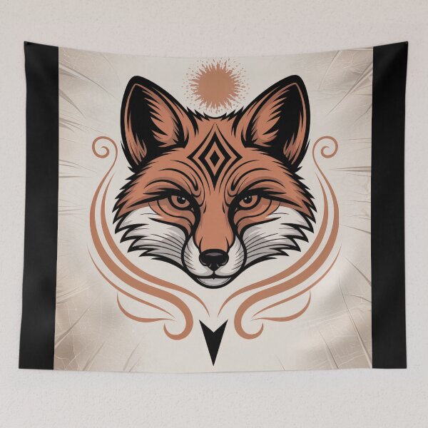 Item preview, Tribal Fox Spirit Wisdom designed and sold by ShadowAndSlate.