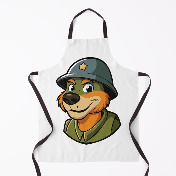 Item preview, Cartoon Soldier Dog in Military Helmet. designed and sold by GregorySmithRed.