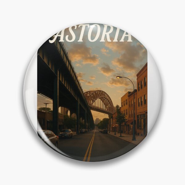 Item preview, Astoria Queens at Sunset with Hell Gate Bridge designed and sold by Places On Earth.