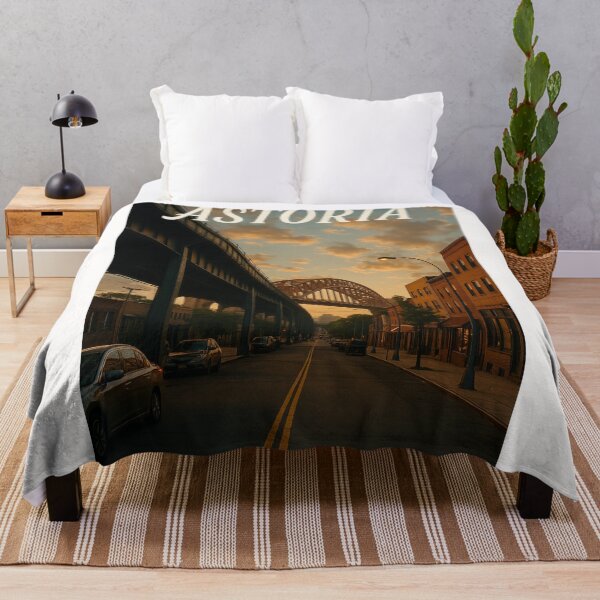 Item preview, Astoria Queens at Sunset with Hell Gate Bridge designed and sold by Places On Earth.
