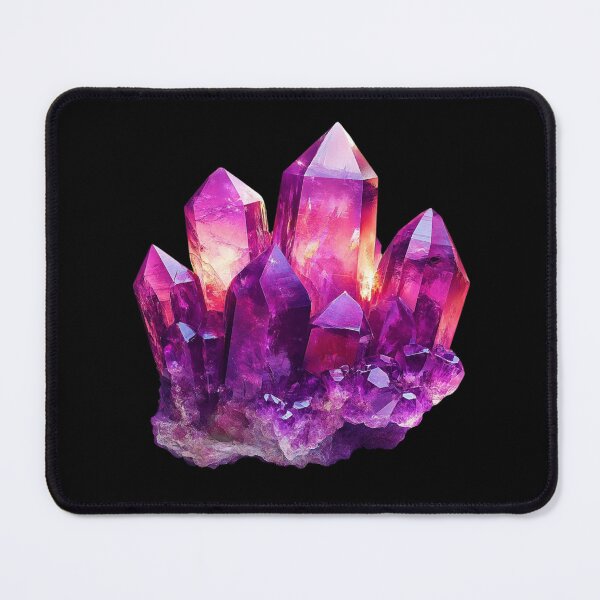 Item preview, Large Amethyst Crystal – Deep Purple Quartz Energy designed and sold by Myra365Art.