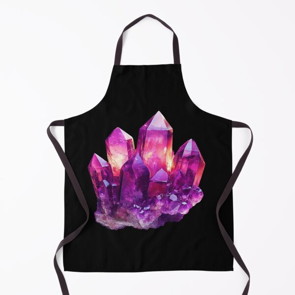 Item preview, Large Amethyst Crystal – Deep Purple Quartz Energy designed and sold by Myra365Art.