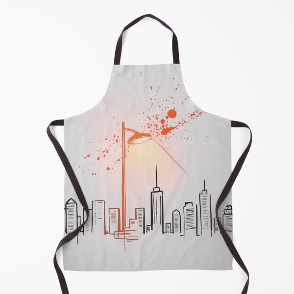 Item preview, Urban Sketch Streetlight Glow designed and sold by ShadowAndSlate.