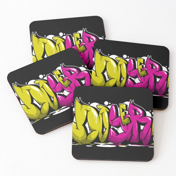 Item preview, DOSER Graffiti Piece– Yellow & Magenta Drip Urban Street Art designed and sold by DOSERONE.