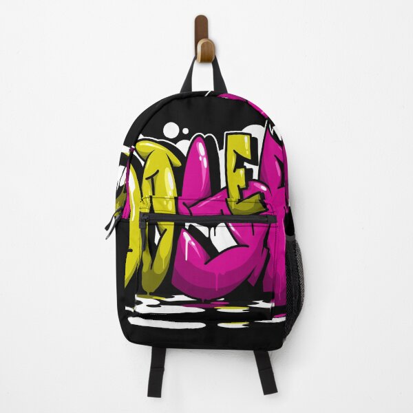 Item preview, DOSER Graffiti Piece– Yellow & Magenta Drip Urban Street Art designed and sold by DOSERONE.