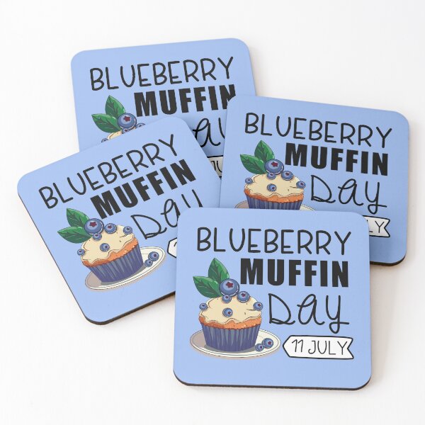 Item preview, 11 July Blueberry Muffin Day - Wacky Holidays designed and sold by ChemicalXShop.
