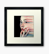 Stretch - Pastel Drawing Framed Print