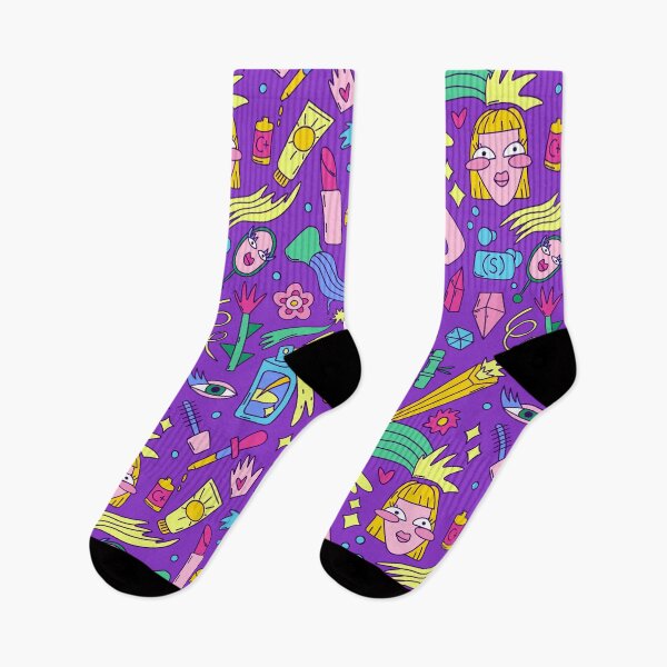 Item preview, Blonde Women Faces, Beauty Products Artistic and surreal, this vibrant design features whimsical beauty and self-care elements like cosmetic designed and sold by Argunika.