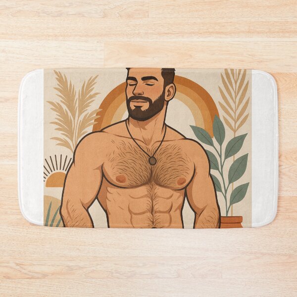 Item preview, Retro Father’s Day Vibes with Bearded Daddy and Rainbows designed and sold by Places On Earth.
