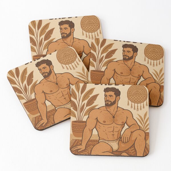 Item preview, Father’s Day Daddy with Bohemian Rug and Indoor Plants designed and sold by Places On Earth.