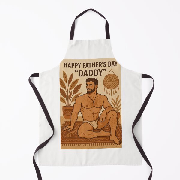 Item preview, Father’s Day Daddy with Bohemian Rug and Indoor Plants designed and sold by Places On Earth.