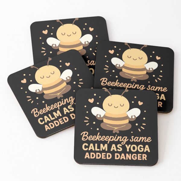 Item preview, Bees Beekeepers Bees Whisperer Yoga Danger designed and sold by LuminOrb.