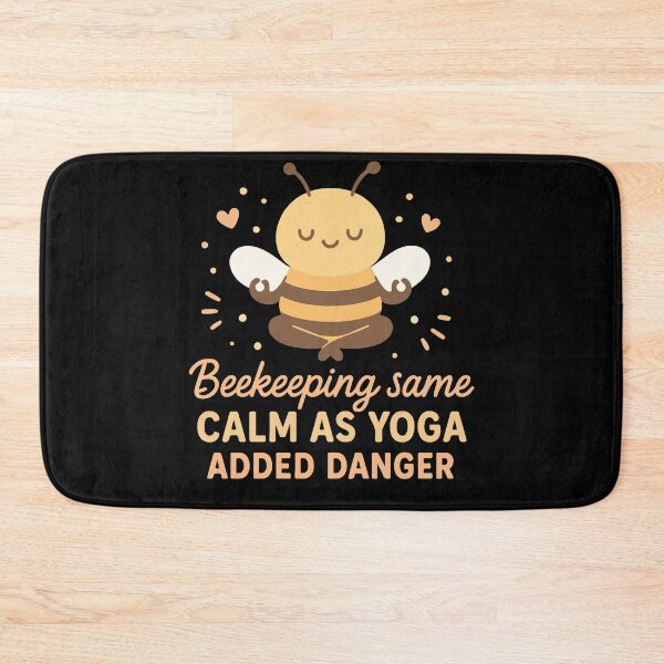Item preview, Bees Beekeepers Bees Whisperer Yoga Danger designed and sold by LuminOrb.