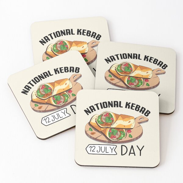 Item preview, 12 July National Kebab Day - Wacky Holidays designed and sold by ChemicalXShop.