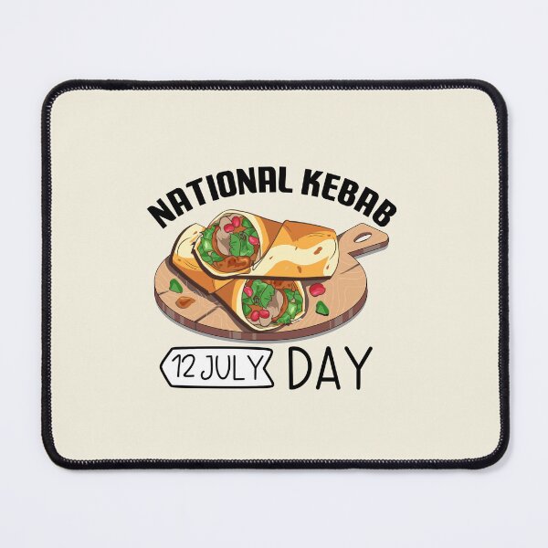 Item preview, 12 July National Kebab Day - Wacky Holidays designed and sold by ChemicalXShop.